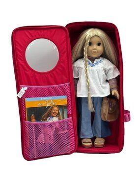 Original Pleasant Company 2007 American Girl Julie with case book meet outfit